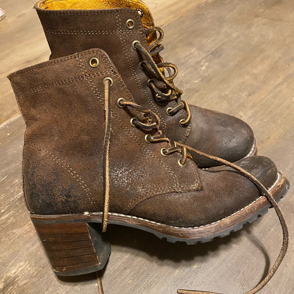 Frye boots.